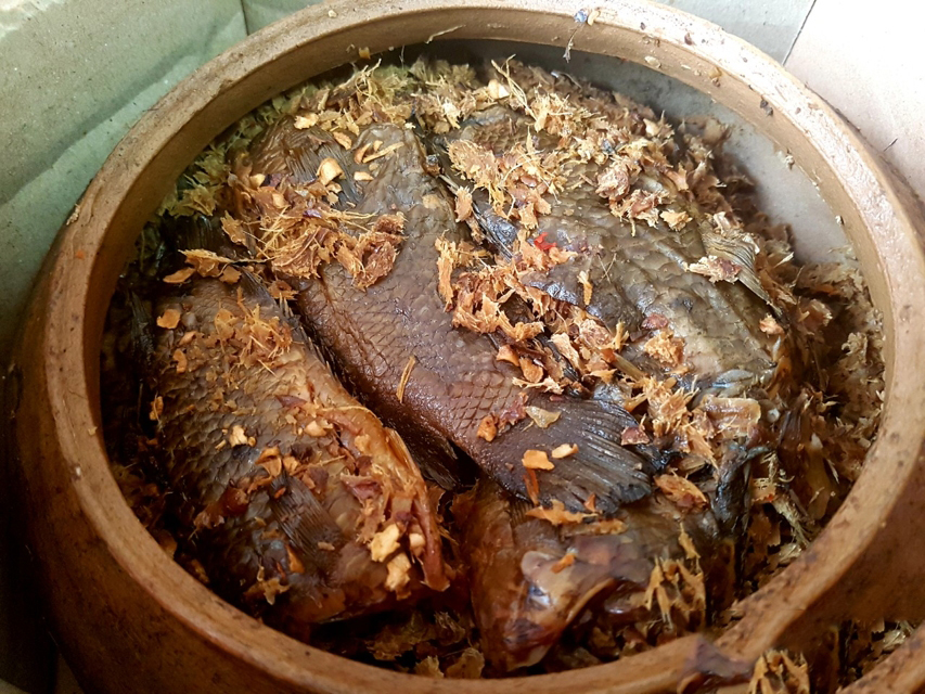Niêu cá rô đồng kho 1kg