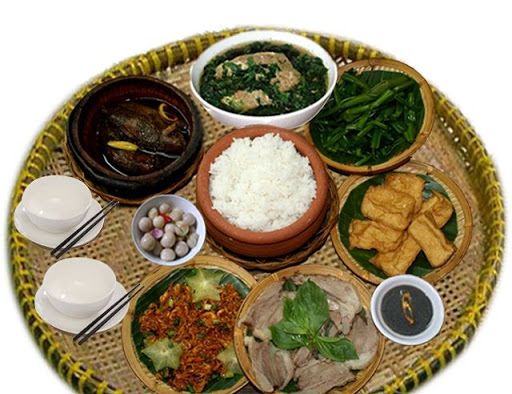 Những món ăn kèm với cá kho Vũ Đại