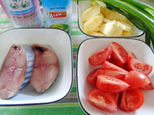 nguyên liệu cá ngừ kho thơm