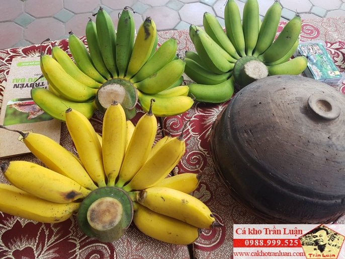 C&aacute; kho l&agrave;ng Vũ Đại v&agrave; chuối ngự đại ho&agrave;ng