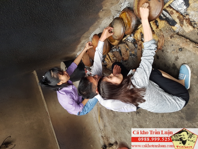 các công đoạn kho cá