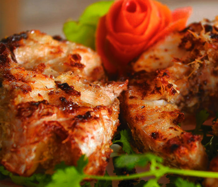 Cá trắm đen nướng